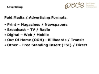 Marketing Essentials: Advertising and Paid Media