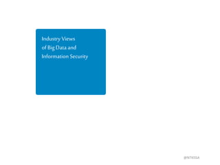 @NTXISSA
Industry Views
ofBig Data and
Information Security
 