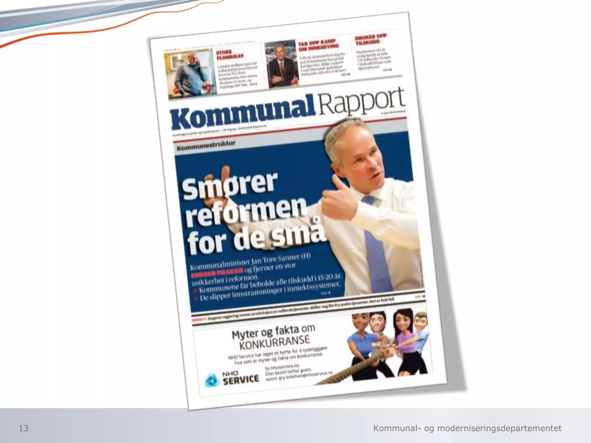 Kommunal- og moderniseringsdepartementet13
 