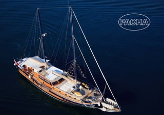 MS PACHA -luxury crewed yacht / home port Šibenik / Croatia 