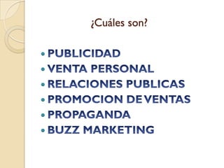 ¿Cuáles son?







 