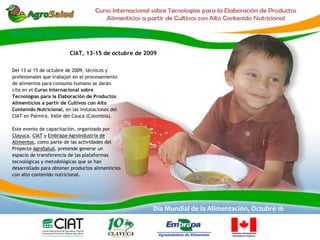 Experiencias de la Biofortificación en Países Latinoamericanos y Caribeños