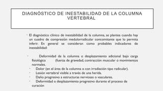 Paciente politraumatizado y lesiones en columna | PPTX