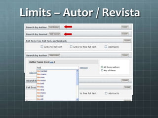Limits – Autor / Revista
 