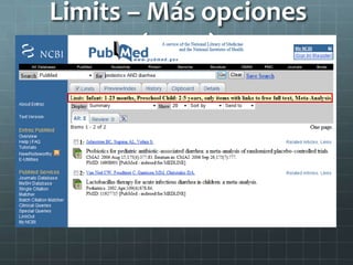Limits – Más opciones
(cont.)
 