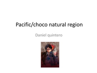 Pacific/choco natural region
Daniel quintero
 