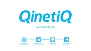 www.QinetiQ.com
FOLLOW US ON:
linkedin.com
/company/qinetiq_2
youtube.com
/user/QinetiQGroup
twitter.com
/QinetiQ
facebook.com
/qinetiqgroup
 