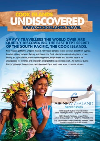 COOK ISLANDS 
www.paradisesonline.com 17 
 