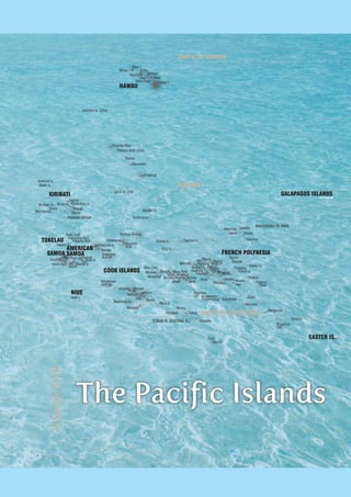 HAWAII 
Palmyra Atoll (USA) 
Teraina 
Tabuaeran 
Jarvis Is. (US) 
Nukunono Atoll 
Swains Is. 
Pago Pago 
OfuOlosega 
Penrhyn Atoll 
Rakahanoa 
Pukapuka Is 
Rarotonoa 
Kiritamati 
Vostok Is. Caroline Is. 
Motu One 
Manuae 
AheManihi 
Takaroa 
Takapoto 
Arutua 
Uahuka 
Nukuhiva 
Uapou Hivaoa 
Nassau 
The Pacific Islands 
www.paradisesonline.com 5 
FRENCH POLYNESIA 
COOK ISLANDS 
McKean Is. 
Nikumaroro 
TOKELAU 
NIUE 
KIRIBATI 
Palmerston 
Atoll 
Atafu Atoll 
Fakaofo Atoll 
Howland Is. 
Baker Is. 
Orono 
EASTER IS. 
Kanton 
Birnie Is. Enderbury Is. 
Rawaki 
Manra 
PHOENIX GROUP 
Savaii 
Upolu Apia 
Tutuila 
Rose Is. 
ManTuaau Is. 
Alofi 
Rapa 
Rurutu 
Rimatara Tubuai 
Raivavae 
Maria Is. 
Mangaia 
TUBUAI IS. (AUSTRAL IS.) 
Aitutaki Manuae 
Takutea Mitiaro 
Atiu Mauke 
Marotiri 
Maupihaa 
Flint Is. 
Maupiti Bora Bora 
Tahaa Huahine 
Ra’iatea 
Tahiti 
Moorea 
Maiao 
Tetiarao 
Herehere-tue 
Anuanuraro 
Anuanurunga Nukutepipi 
Mataiva 
Kaukura Raraka 
Amanu 
Fakarava 
ApKaatuaekihi 
Nihiru 
Anaa 
Makemo 
Hikueru 
Marokau 
Rangiroa 
Hao 
Fatuhiva 
Tepoto 
Napuka 
Fangatau Pukapuka 
Fakahina 
Tatakoto 
Pukarua 
Reao 
Tureia 
Mururoa 
Mangareva 
Oeno Is. 
Pictairn Is. 
(UK) 
Suwarrow 
Atoll 
Manihiki 
Atoll 
Malden Is. 
Starbuck Is. 
Kingman Reef 
Johnston Is. (USA) 
Nihoa 
Kaua’i 
O’ahu 
Honolulu Moloka’i 
Lana’i 
Kahoolawe 
Maui 
Hawai’i 
SAMOA 
AMERICAN 
SAMOA 
GALAPAGOS ISLANDS 
MARQUESAS ISLANDS 
EQUATOR 
TROPIC OF CAPRICORN 
INTERNATIONAL DATELINE 
TROPIC OF CANCER 
 