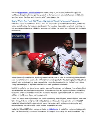 Problem Solving Rugby Pacific Nations Call for Unity Ahead of Rugby World Cup 2027.docx