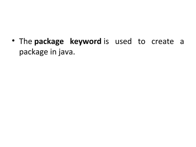 Package in java | PPT