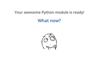 Package and distribute your Python code | PPT