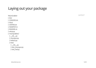 Package and distribute your Python code | PDF | Programming Languages ...