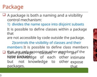 Package and Interface Java Packages and interfaces.pptx