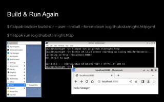 Package a PyApp as a Flatpak Package: An HTTP Server for Example ...
