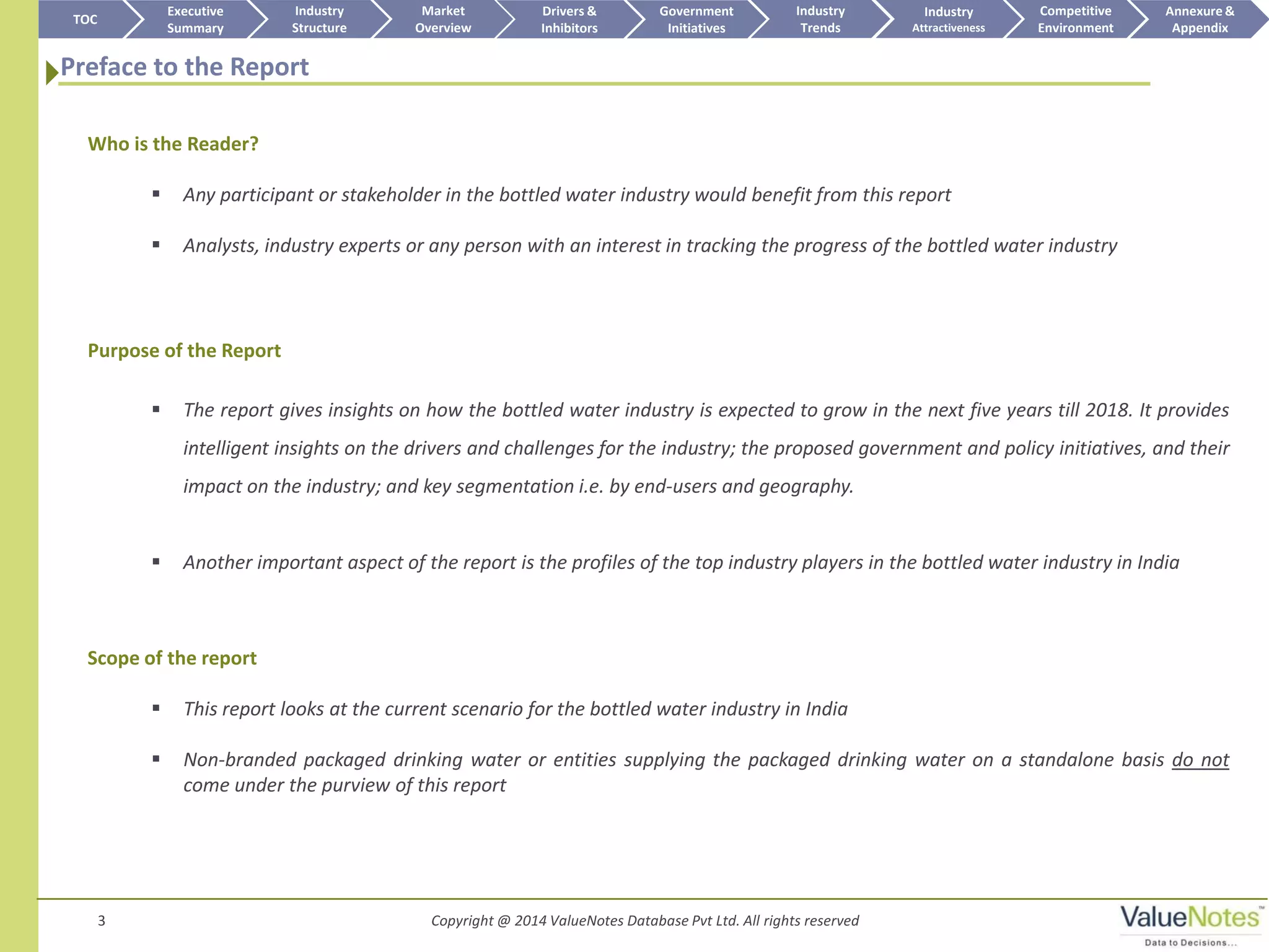 Packaged bottled water market in india 2013 2018 | PDF