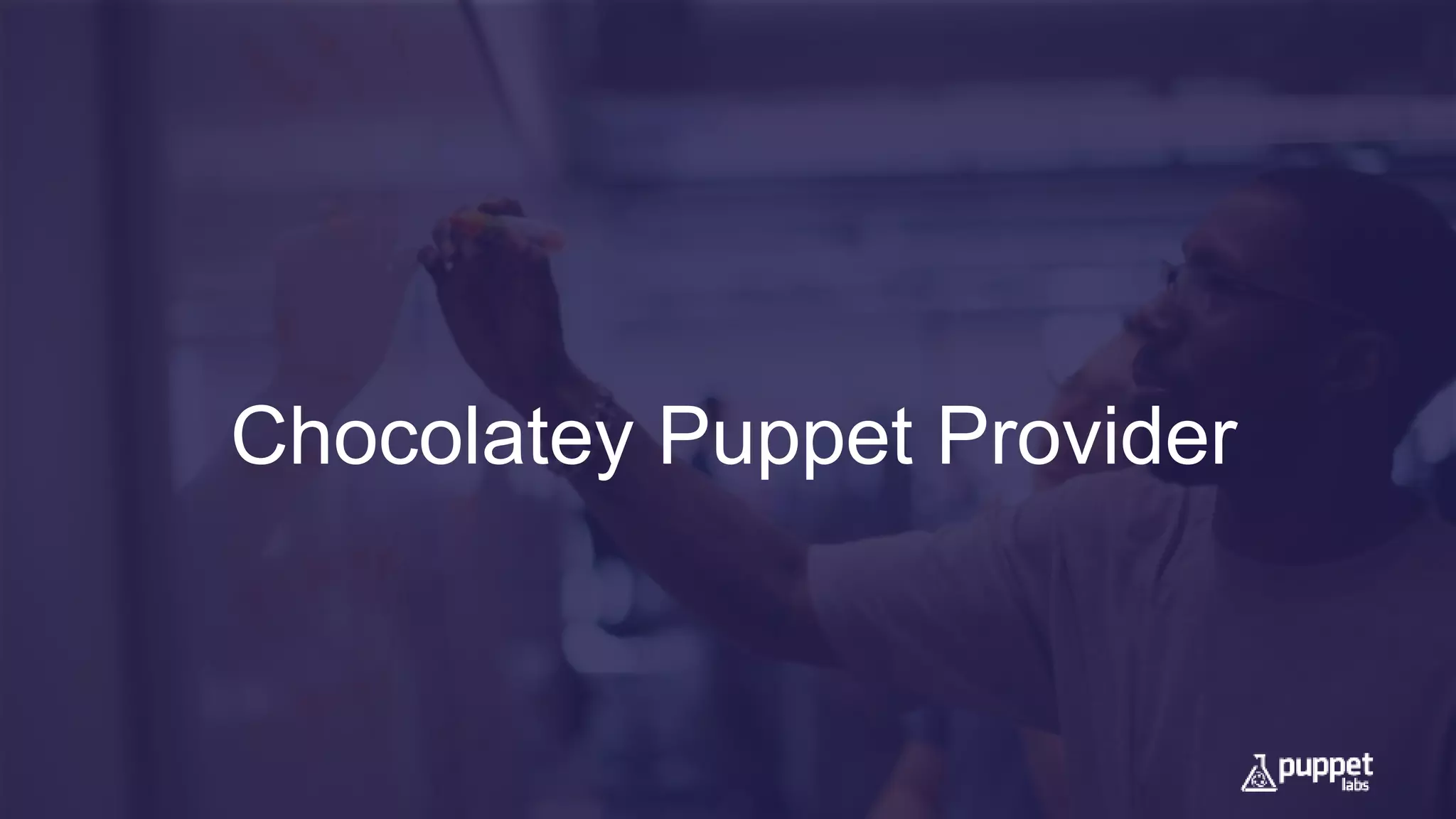 Chocolatey Puppet Provider
 