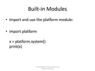 package module in the python environement.pptx