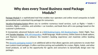 Travel Module Usage Package Module | Dynamic Packaging API | Travel Module | PPTX