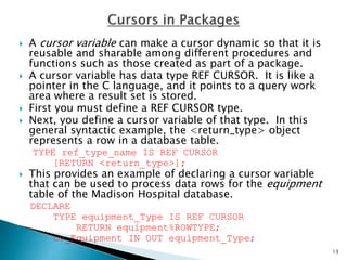 Packages in PL/SQL | PPTX