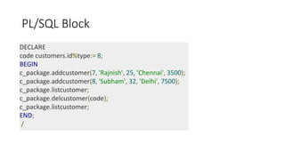 Packages - PL/SQL | PDF