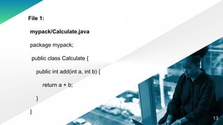 Packages and subpackages in Java with example | PPTX