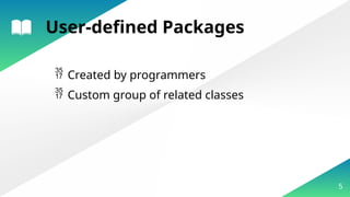 Packages and subpackages in Java with example | PPTX