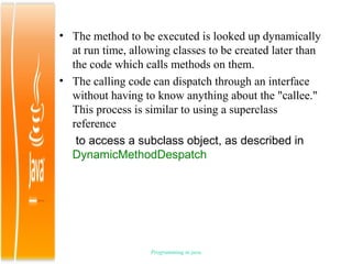 Packages and interfaces | PPT