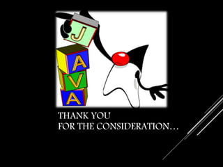 THANK YOU
FOR THE CONSIDERATION…
 