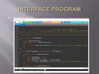 Packages and interfaces | PPTX