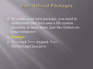 Packages and interfaces | PPTX