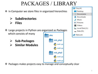 Packages and Datastructures - Python | PPTX