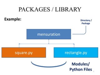 Packages and Datastructures - Python | PPTX