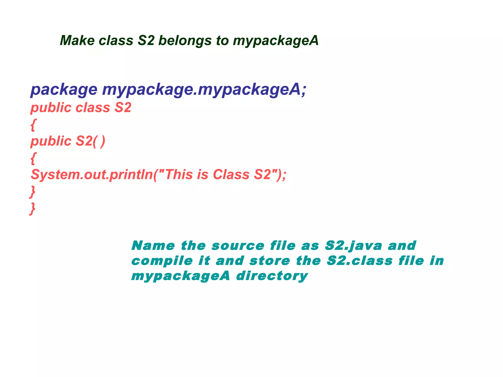 Packages in java | PPT
