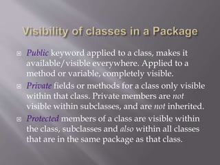 Packages in java | PPT