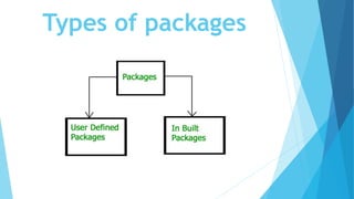 Packages,static,this keyword in java | PPT