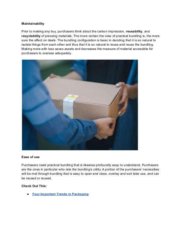 Key Reasons why Packaging is Important