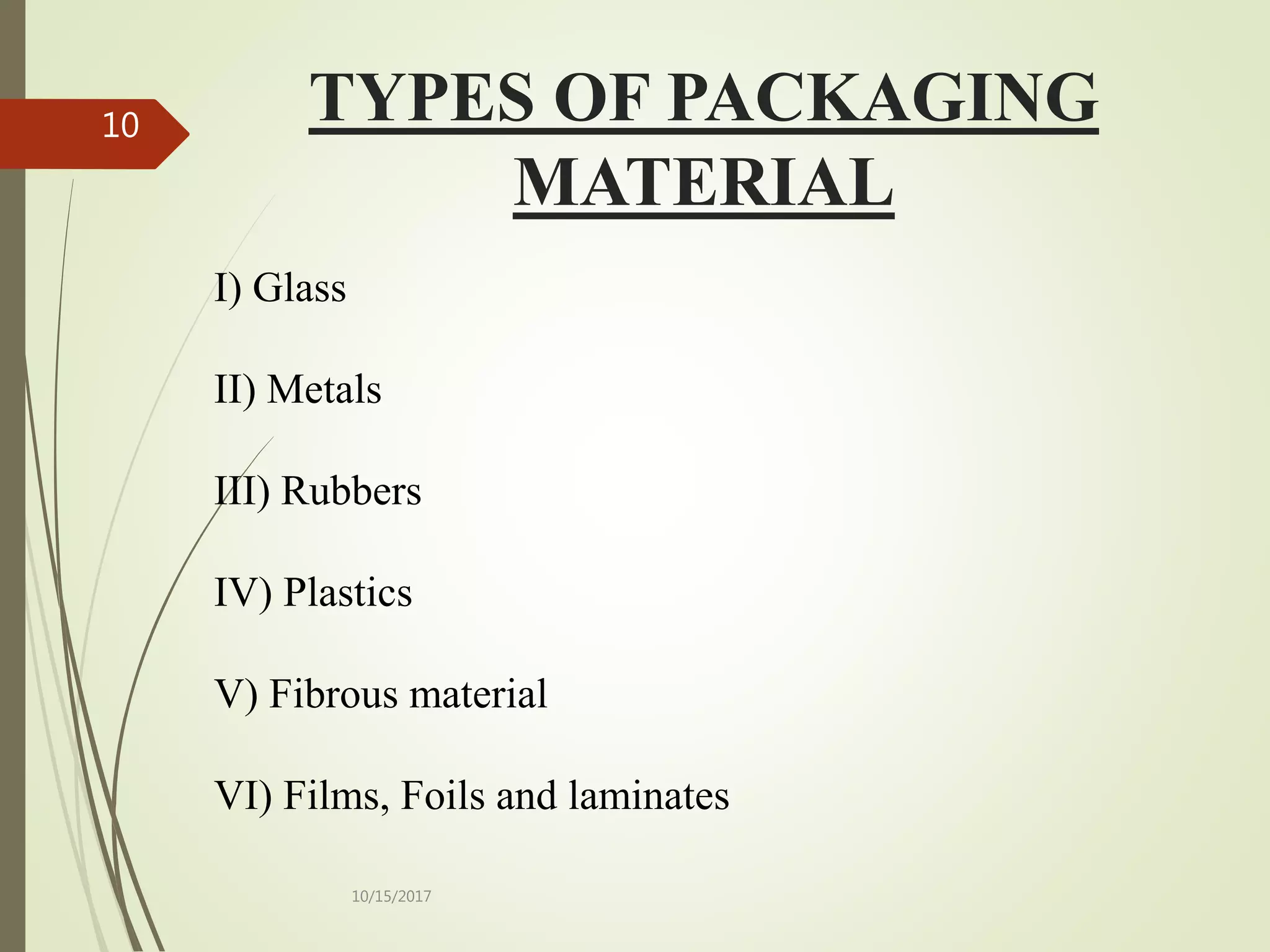 Packaging , types of packaging | PPTX
