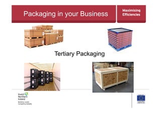 Packaging in your Business
Tertiary Packaging
 