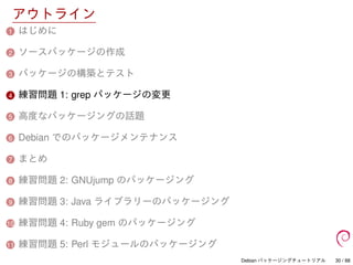 Debian パッケージングチュートリアル