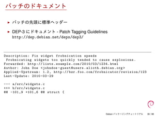 Debian パッケージングチュートリアル