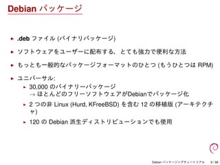 Debian パッケージングチュートリアル