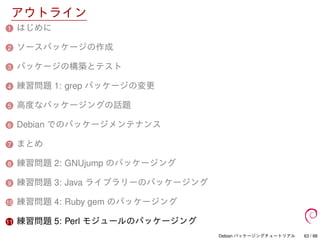 Debian パッケージングチュートリアル