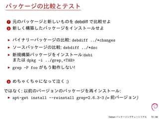 Debian パッケージングチュートリアル