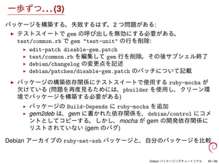 Debian パッケージングチュートリアル