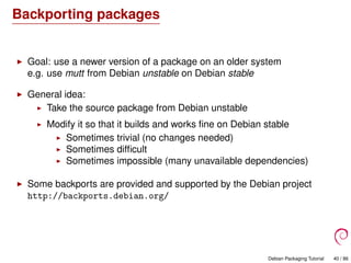 Debian Packaging tutorial | PDF