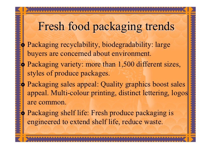 Packaging agricultural produce 2012
