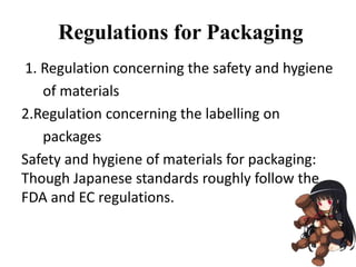 Packaging and labelling requirements (revised and final) | PPT