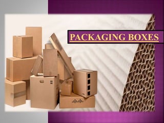 PACKAGING BOXES
 