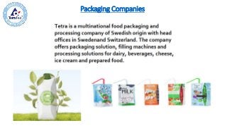 Packaging Companies
Tetra Pak
 